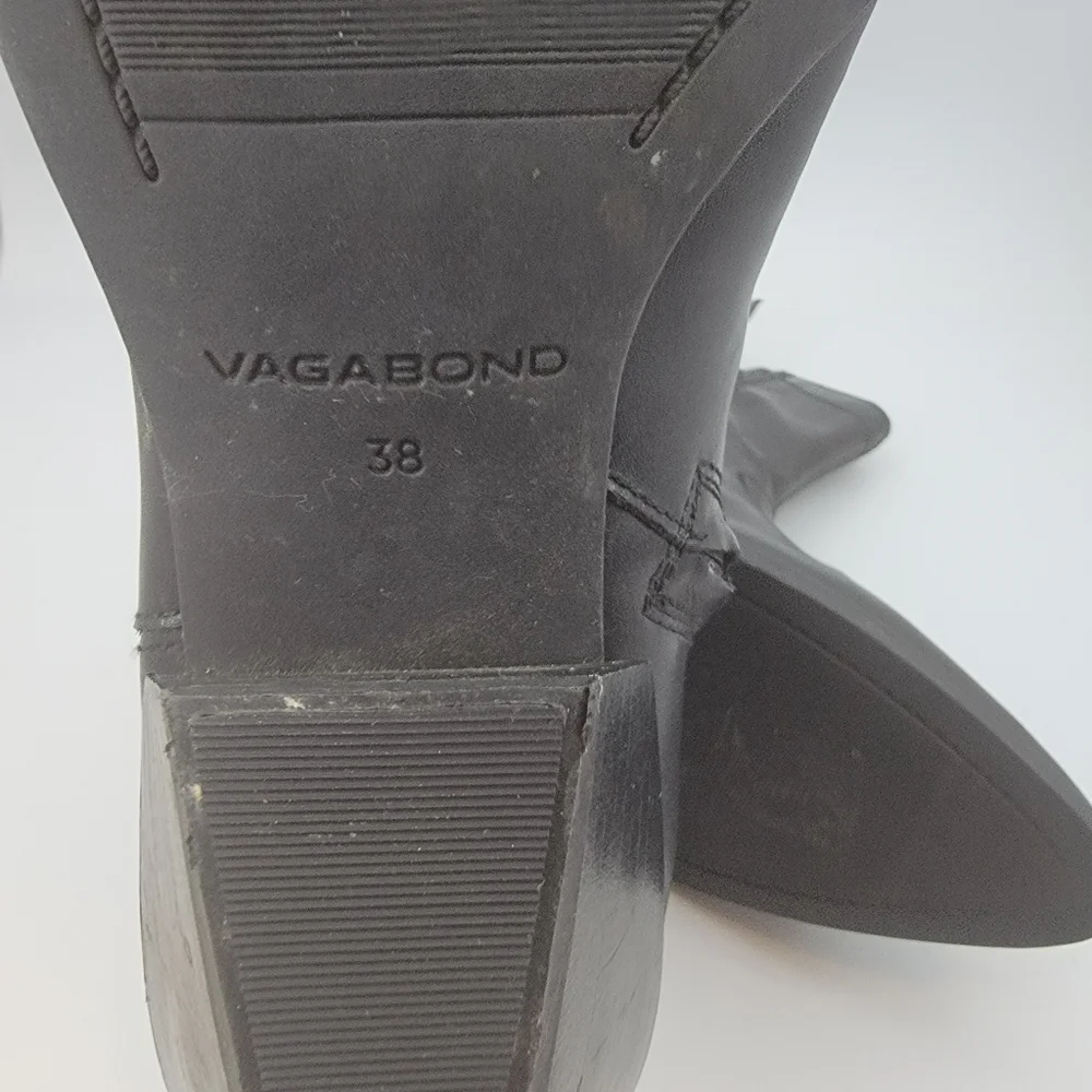 Vagabond Shoemakers Emily Western Booties Black Leather - Excellent Condition - Picture 8 of 10